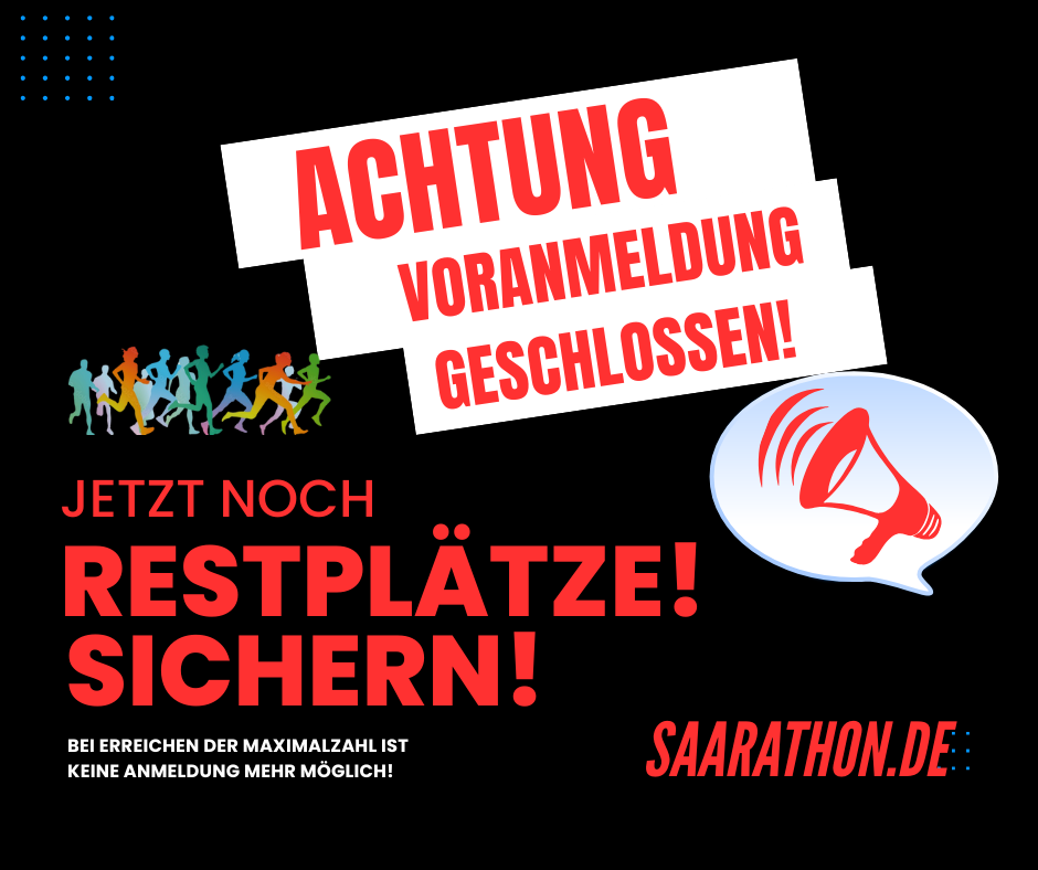 Voranmeldung abgeschlossen – nur noch wenige Restplätze! 1